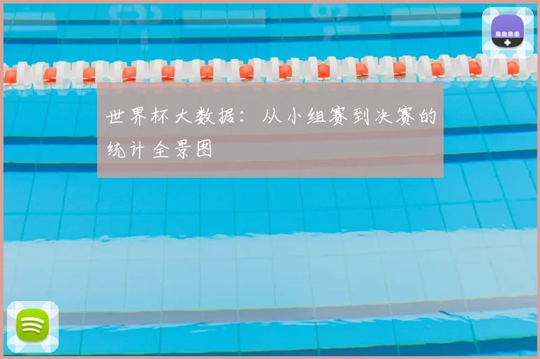 世界杯大数据：从小组赛到决赛的统计全景图